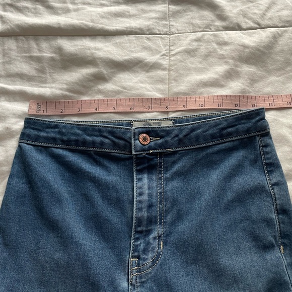 Free People Just Float On High Rise Super Flare Retro Stretch Jeans 27 Festival - Picture 8 of 10